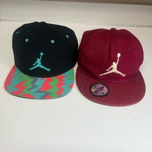 Sat of 2 Snapback Caps - Jordan hat SnapBack